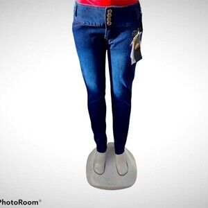 Blue Mitzi Michel High Rise Skinny Jeans